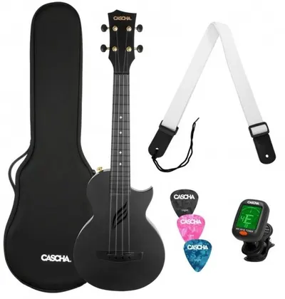 Ukulele concert Cascha - HH 2258, negru