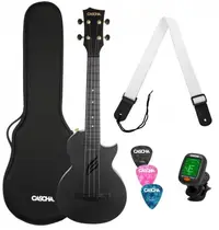 Ukulele concert Cascha - HH 2258, negru