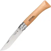 Cuțit pliabil Opinel Inox - №10, fag