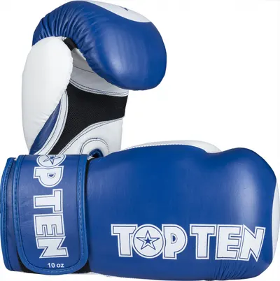 Manusi de box "STAR XLP", aprobate WAKO Germania, Top Ten, Albastru, 10 oz