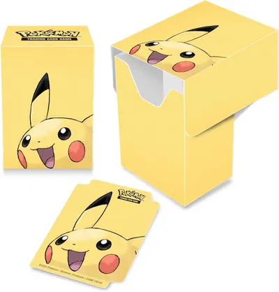 Cutie pentru cărți Ultra Pro - Pokemon TCG: Pikachu Full View Deck Box (75 buc.)