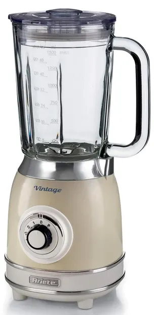Blender Ariete - Vintage 2.0, 0583, 1000W, 1.5 l, 4 viteze, bej