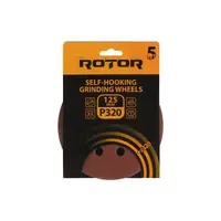 Disc abraziv pentru slefuitor cu excentric ROTOR 125 P320 - Pachet 5 bucati