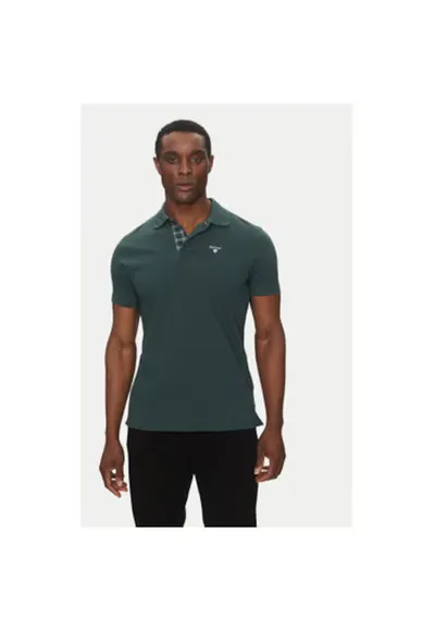 Tricou polo barbati MML0012GN89 - Bumbac - Verde - Verde