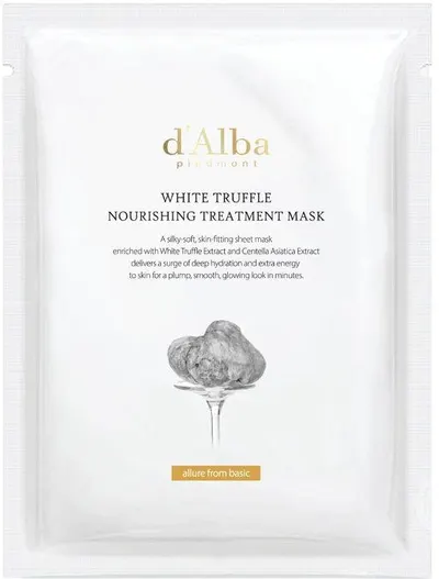 D'Alba White Truffle Mască facială pe foaie Nourishing Treatment, 25 ml
