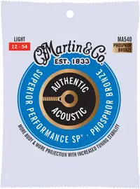 Corzi de chitară acustică Martin - MA540 92/8, 12-54, bronz