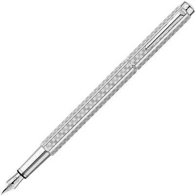 Stilou Caran d'Ache Ecridor - Damier, Grey Silver, M