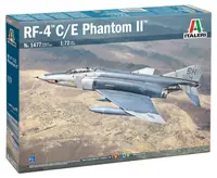 Model asamblabil Italeri Militare: Avioane - Luptător de recunoaștere tactic american McDonnell Douglas RF-4 C/E Phantom II