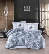 Lenjerie de pat ranforce clasy king size (puma)