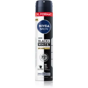 NIVEA MEN Black & White Epic Night spray anti-perspirant pentru barbati