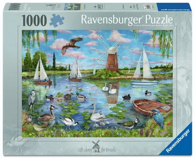Puzzle Ravensburger din 1000 piese - Viața pe coastă