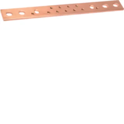 Bară Cu perforată, filet M6 400A 30X5 L280