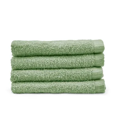 Prosoape verzi 4 buc. din bumbac cu uscare rapidă/din frotir 30x30 cm Quick Dry – Catherine Lansfield