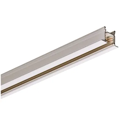 Iluminat decorativ pe sina, EUTRAC 3 FAZE RECESSED TRACK pista de inalta tensiune, alb, 2 m