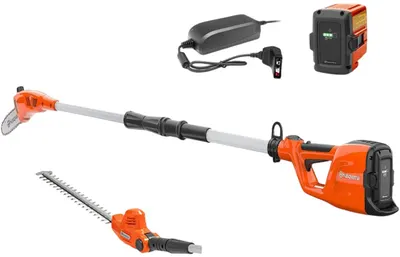 Set de foarfece și motocoasă fără fir Husqvarna - 120ITK4 + PK4 + HK4, 36 V, 2 Ah, cu baterie și încărcător