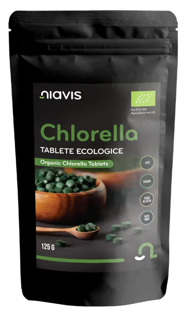 Chlorella Tablete ecologice, 125g, Niavis