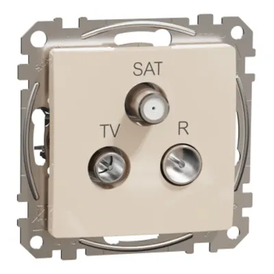 Sedna Design, Priza TV-R-SAT intermediara 7dB, bej