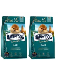 HAPPY DOG MiniXS Bali 2,6 (2 x 1,3 kg) hrana uscata caini adulti talie mica, cu pui