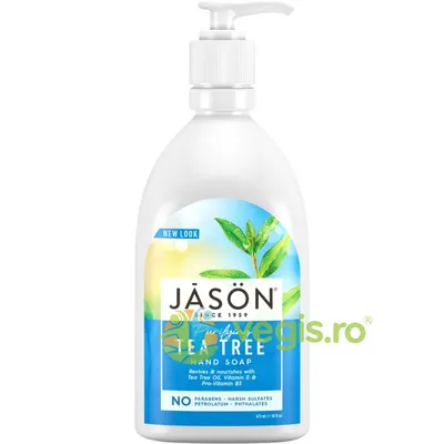 Sapun Lichid pentru Fata si Maini cu Tea Tree 473ml