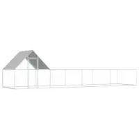 Gossi cotet pentru pasari, 8 x 2 x 2 m, otel galvanizat