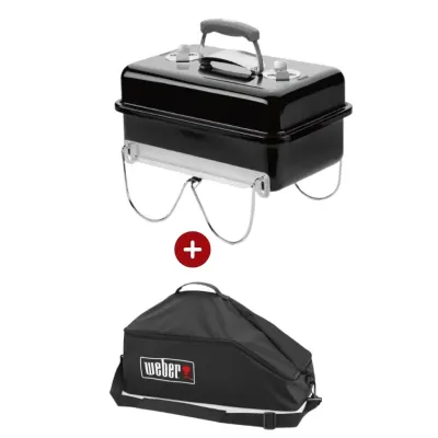 Starter Pack Weber - Gratar carbuni Go-Anywhere - portabil