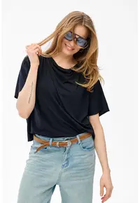 Bluza Binni cu aspect drapat