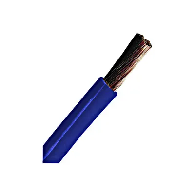 Conductor flexibil cu izolaţie din PVC H07V-K 4mm² albastru inchis