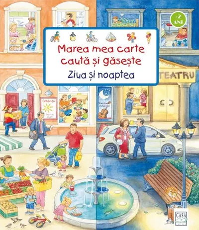 Marea mea carte caută și găsește - Ziua si noaptea - Board book - Susanne Gernhäuser