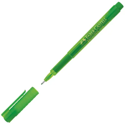 Liner Faber-Castell 1554 - Verde deschis, 0.8 mm