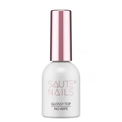 Ojă Semi Saute Nails Glossy Top No Wipe 8ml