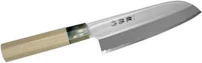 Cuțit de bucătărie Tojiro - Fuji Ryutoku Santoku, FC-579, mâner magnolie