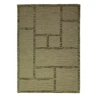 Covor verde țesut manual din lână 160x230 cm Harris Modula Wool – Flair Rugs