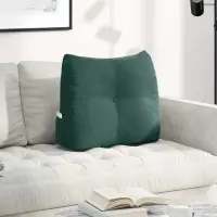 vidaXL Perna pentru spate Verde închis 60 x 24 x 50 cm Catifea
