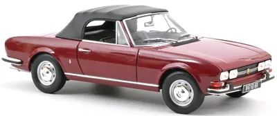Model de colecție NOREV Modern: Мașini - Peugeot 504 Cabriolet (1969) (Andalou Red)