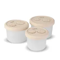 Set recipiente alimentare din silicon cu capac Nurio