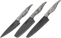 Set de 3 cuțite Samura - Inca, lama din ceramică de zirconiu negru