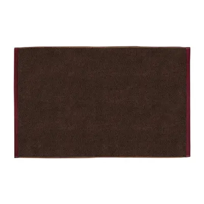 Covoraș de baie maro din bumbac organic 50x80 cm Soft – Mette Ditmer Denmark