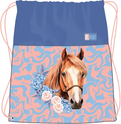 Geantă de sport St. Right Romantic Horse - cu siret