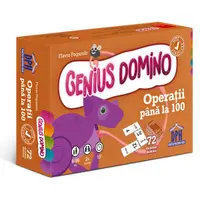 Genius domino: Operații până la 100 - Board book - Flavio Fogarolo