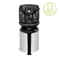 Scaun auto pentru copii Lorelli Estate Grey i-Size, isofix, baza rotativa, picior de sprijin, 0 luni-12 ani, 40-150 cm