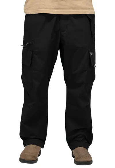 Pantaloni cargo cu talie medie