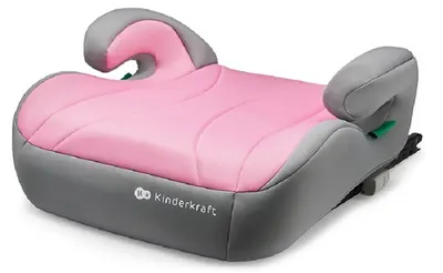 Scaun auto booster KinderKraft - I-Boost, i-Size, 135-150 cm, Pink