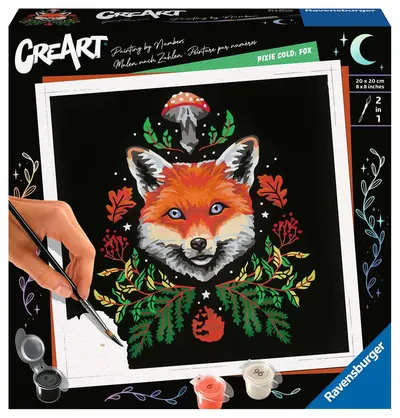 Set pictură după numere Ravensburger CreArt - Vulpe