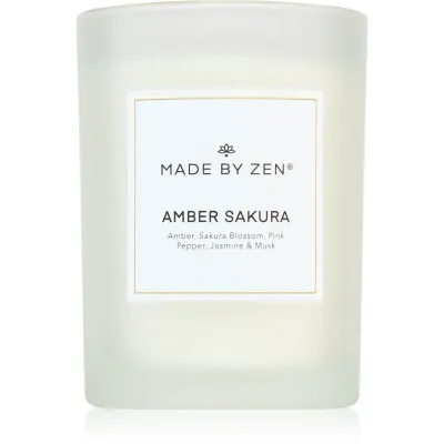 MADE BY ZEN Amber Sakura lumânare parfumată 250 g
