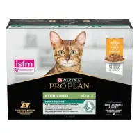 Pachet 10 buc x 85 gr Hrana umeda pentru pisici Pro Plan Adult Sterilised cu pui