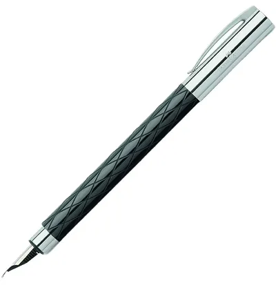 Stilou Faber-Castell Ambition - Rhombus, M, negru