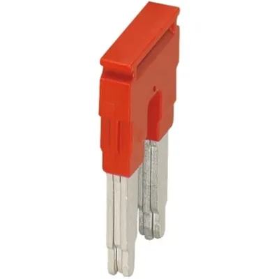 Punte de legatura 2 cai pentru terminale 16mm², rosie