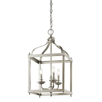 Lampa suspendata Larkin 3 Light Medium Pendant – Brushed Nickel