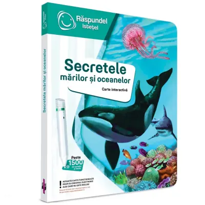 Carte interactiva, Raspundel Istetel, Secretele marilor si oceanelor