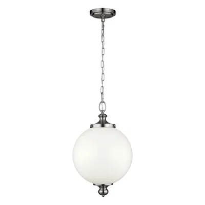Lampa suspendata Parkman 1 Light Large Pendant – Polished Nickel